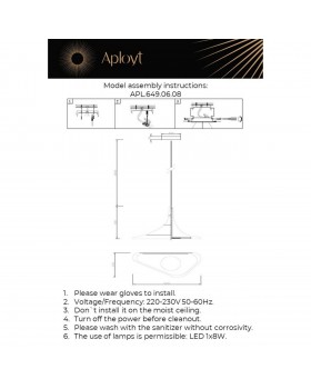 Светильник подвесной Aployt APL.649.06.08-foto14