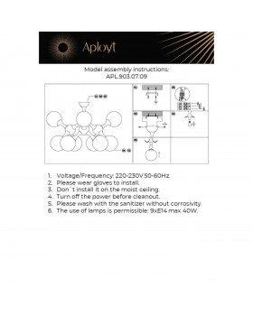 Люстра потолочнаяAploytAPL.903.07.09-foto22