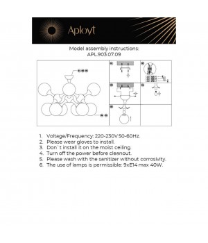 Люстра потолочнаяAploytAPL.903.07.09-foto22