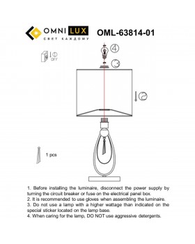 Настольная лампаOmniluxOML-63814-01-foto6
