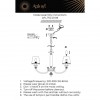 Люстра подвеснаяAploytAPL.754.03.08