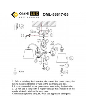 Люстра потолочнаяOmniluxOML-56617-05-foto8