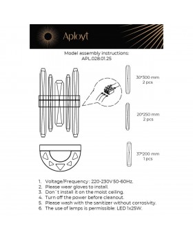 Светильник настенный (Бра)AploytAPL.028.01.25-foto16