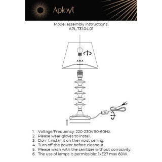 Настольная лампаAploytAPL.731.04.01-foto15