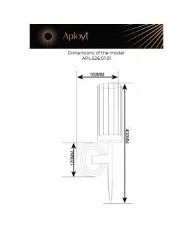 Светильник настенный (Бра)AploytAPL.626.01.01-foto18