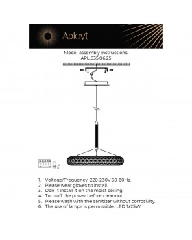 Светильник подвеснойAploytAPL.035.06.25-foto18