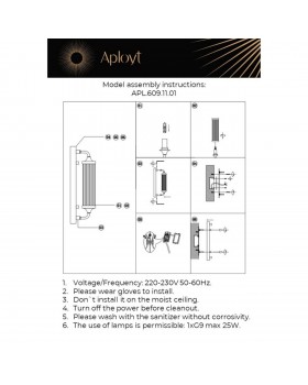 Светильник настенный (Бра)AploytAPL.609.11.01-foto14