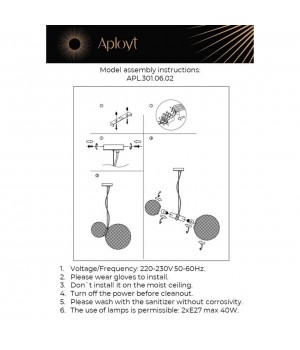 Светильник подвеснойAploytAPL.301.06.02-foto10