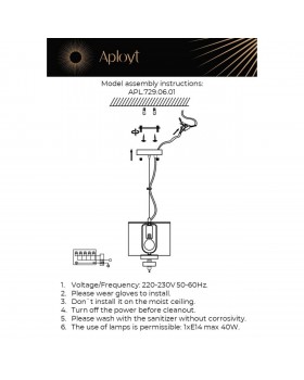 Светильник подвеснойAploytAPL.729.06.01-foto20