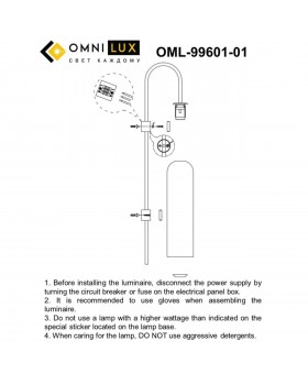 Светильник настенный (Бра)OmniluxOML-99601-01-foto7