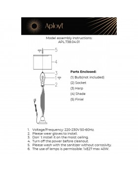 Настольная лампаAploytAPL.738.04.01-foto16