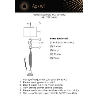 Настольная лампаAploytAPL.738.04.01-foto16