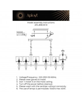 Люстра подвеснаяAploytAPL.838.03.10-foto18