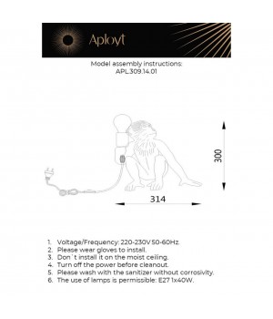 Настольная лампаAploytAPL.309.14.01-foto13