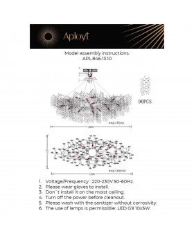 Люстра подвеснаяAploytAPL.846.13.10-foto18