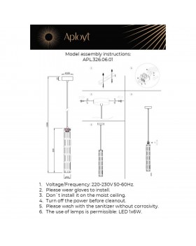 Светильник подвесной Aployt APL.326.06.01-foto14