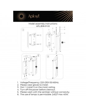 Светильник настенный (Бра)AploytAPL.806.01.02-foto20