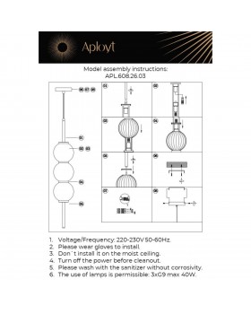 Светильник подвеснойAploytAPL.608.26.03-foto8