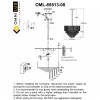 Люстра подвеснаяOmniluxOML-69513-08