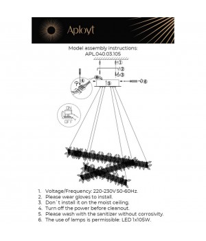 Люстра подвеснаяAploytAPL.040.03.105-foto16
