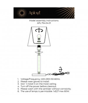 Настольная лампаAploytAPL.754.04.01-foto17