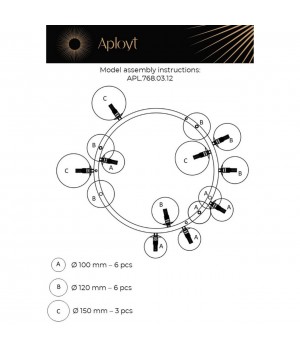 Люстра подвеснаяAploytAPL.768.03.12-foto17