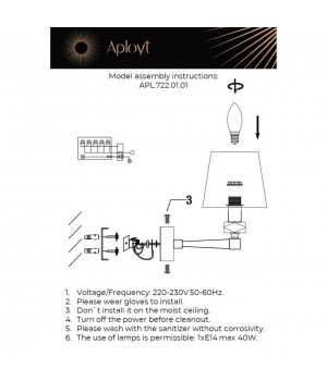 Светильник настенный (Бра)AploytAPL.722.01.01-foto21