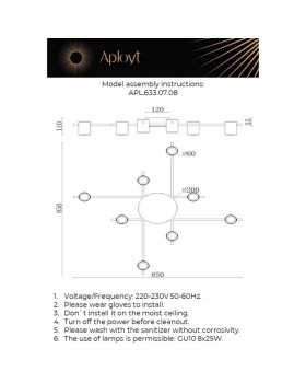 Люстра потолочнаяAploytAPL.633.07.08-foto14