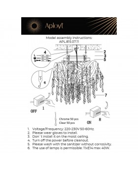 Люстра потолочнаяAploytAPL.815.07.11-foto17