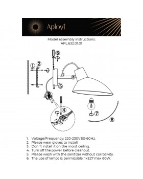 Светильник настенный (Бра)AploytAPL.632.01.01-foto13