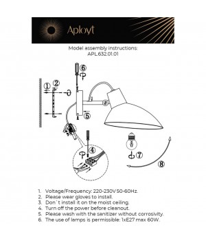 Светильник настенный (Бра)AploytAPL.632.01.01-foto13