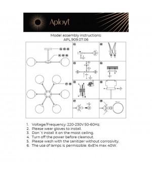 Люстра потолочнаяAploytAPL.909.07.06-foto16