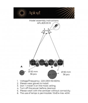 Люстра подвеснаяAploytAPL.829.03.10-foto16
