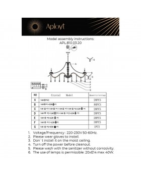 Люстра подвеснаяAploytAPL.810.03.20-foto22