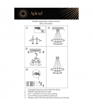 Люстра подвеснаяAploytAPL.014.03.60-foto12