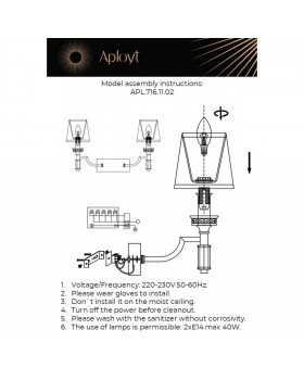 Светильник настенный (Бра)AploytAPL.716.11.02-foto11