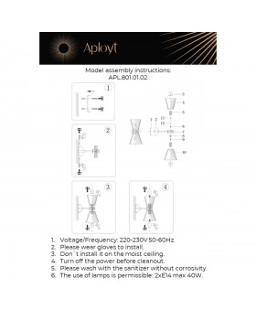 Светильник настенный (Бра)AploytAPL.801.01.02-foto20