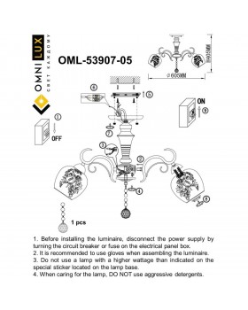 Люстра потолочнаяOmniluxOML-53907-05-foto3
