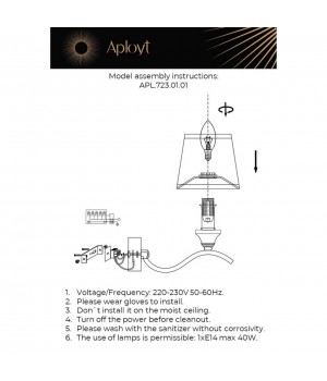 Светильник настенный (Бра)AploytAPL.723.01.01-foto17
