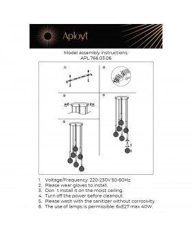 Люстра подвеснаяAploytAPL.766.03.06-foto18