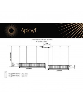 Люстра подвеснаяAploytAPL.026.03.85-foto17