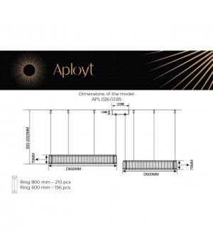 Люстра подвеснаяAploytAPL.026.03.85-foto17