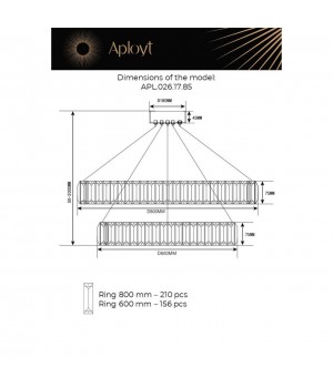 Люстра подвеснаяAploytAPL.026.13.85-foto20