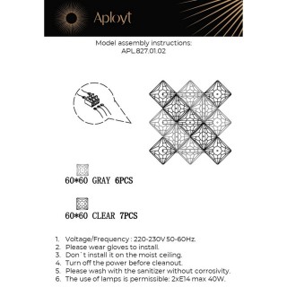 Светильник настенный (Бра)AploytAPL.827.01.02-foto14