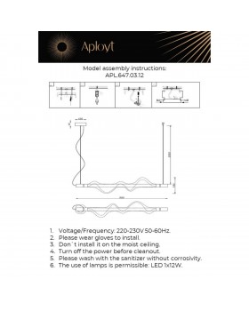 Люстра подвесная Aployt APL.647.03.12-foto16