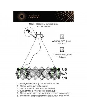 Люстра подвеснаяAploytAPL.827.03.12-foto16
