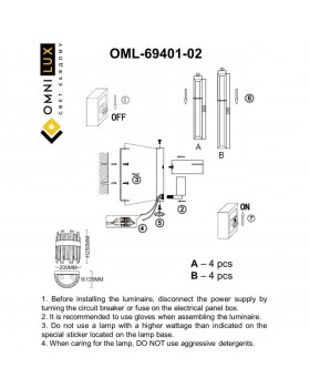 Светильник настенный (Бра)OmniluxOML-69401-02-foto9