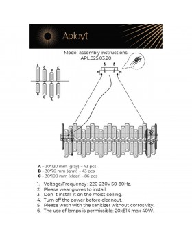 Люстра подвеснаяAploytAPL.825.03.20-foto13