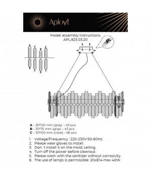 Люстра подвеснаяAploytAPL.825.03.20-foto13