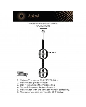 Светильник подвесной Aployt APL.857.06.80-foto2